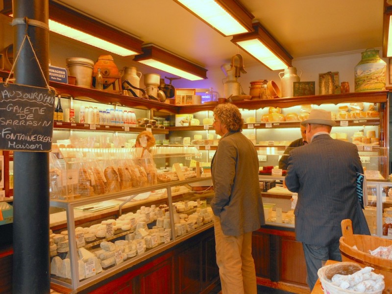 Cheese shop interior