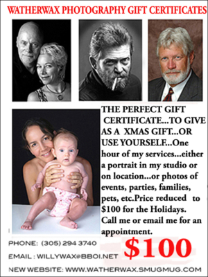 Watherwax Photography Gift Certificates Make A Great Holiday Gift
